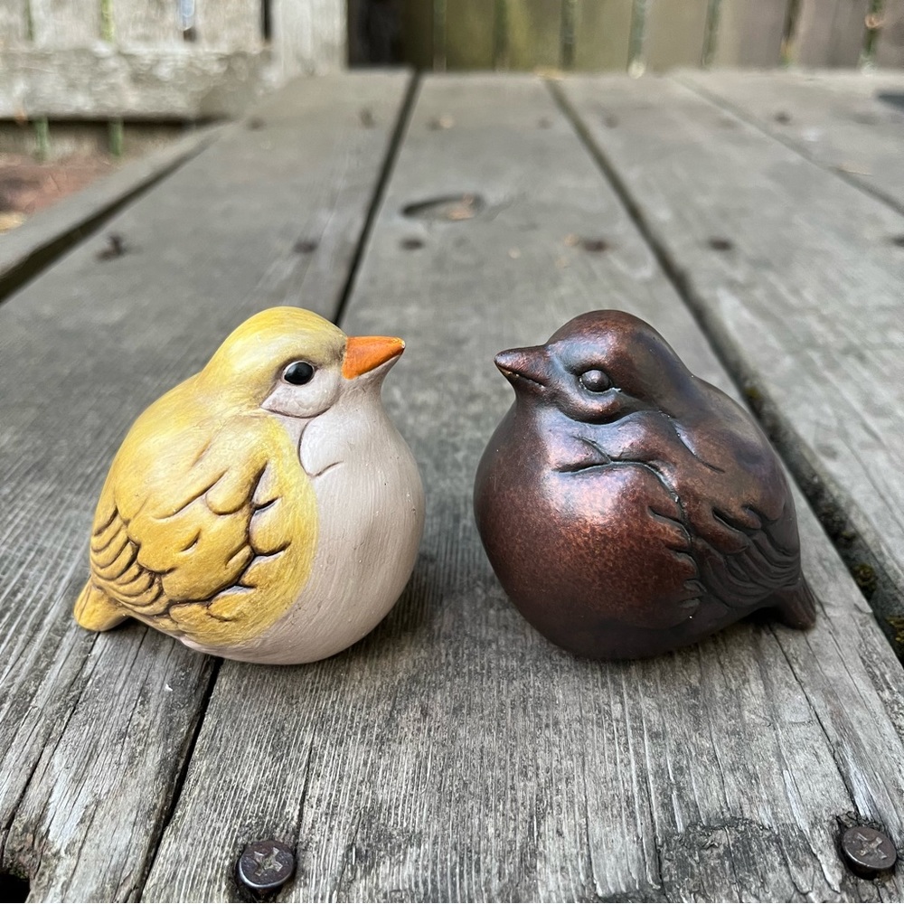 Ceramic Songbirds Set of 2
